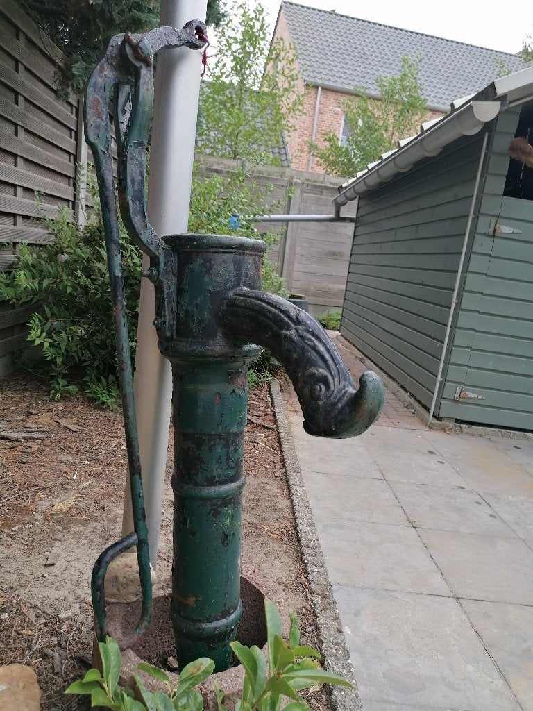 handpomp decoratie, Tuin en Terras, Ophalen, Gebruikt, Metaal