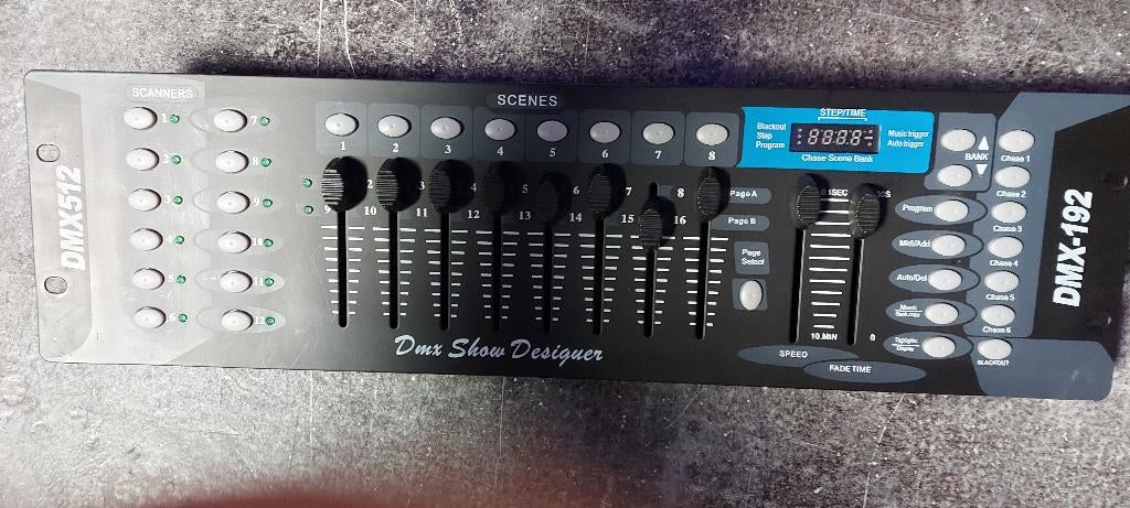 DMX CONTROLER+DRAADLOZE ONDVANGERS+DMX KABELS, Overige merken, Overige systemen, Ophalen of Verzenden, Zo goed als nieuw