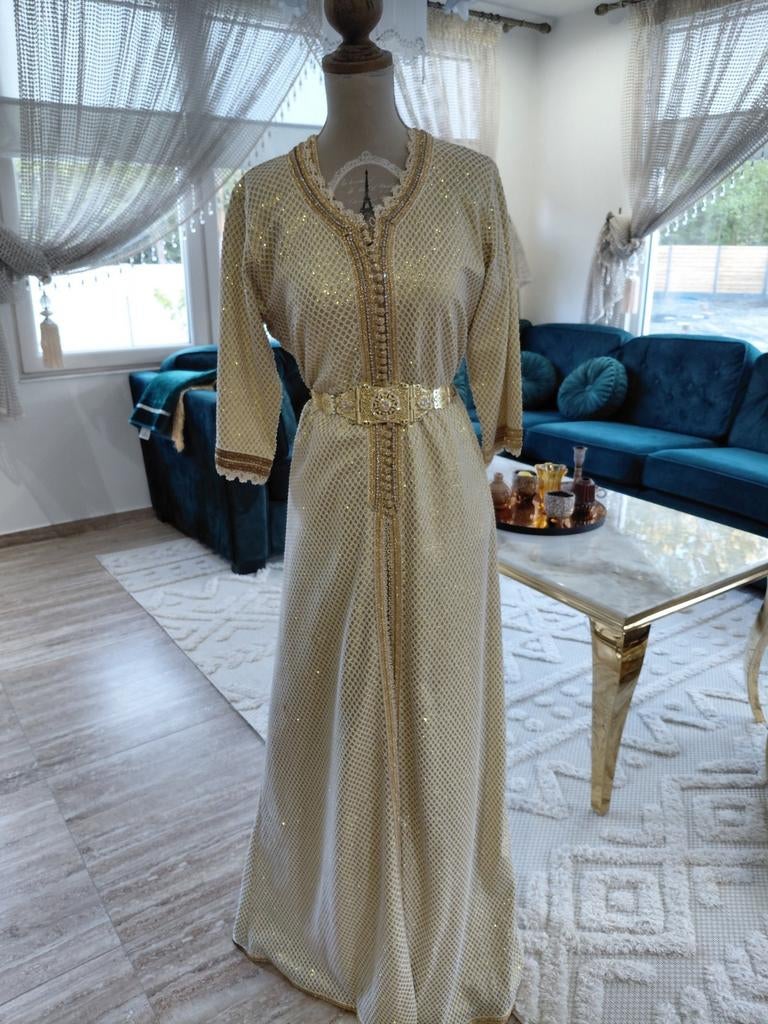 Kaftan goud, Kleding | Dames, Gelegenheidskleding, Ophalen