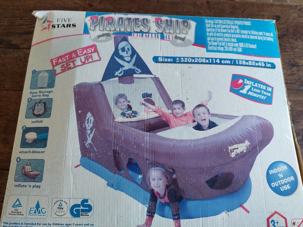 piratenschip voor kinderen, Ophalen, Gebruikt