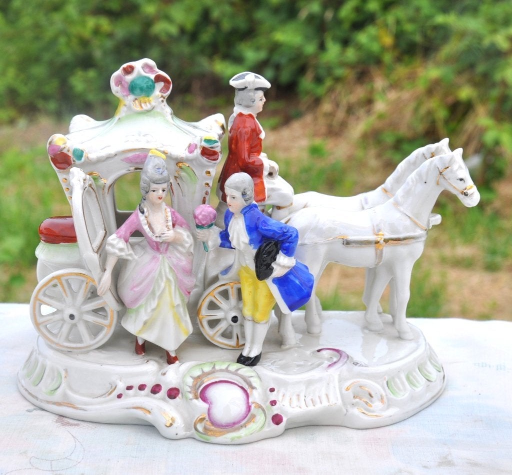 carrosse en faïence oftriart, Antiquités & Art, Enlèvement ou Envoi