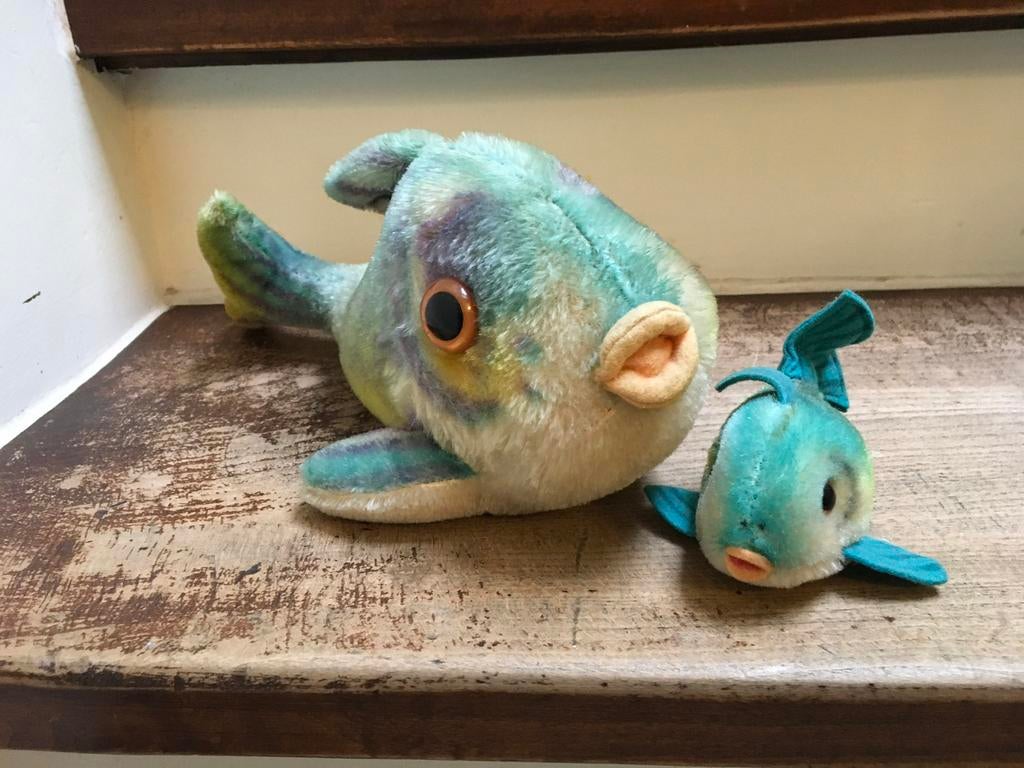 Vieille mère et fille de Steiff qui pêchaient (années 1950), Enlèvement ou Envoi