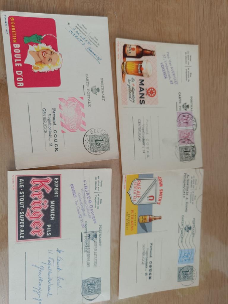 Lot postkaarten/bestelbonnen, Verzamelen, Ophalen of Verzenden