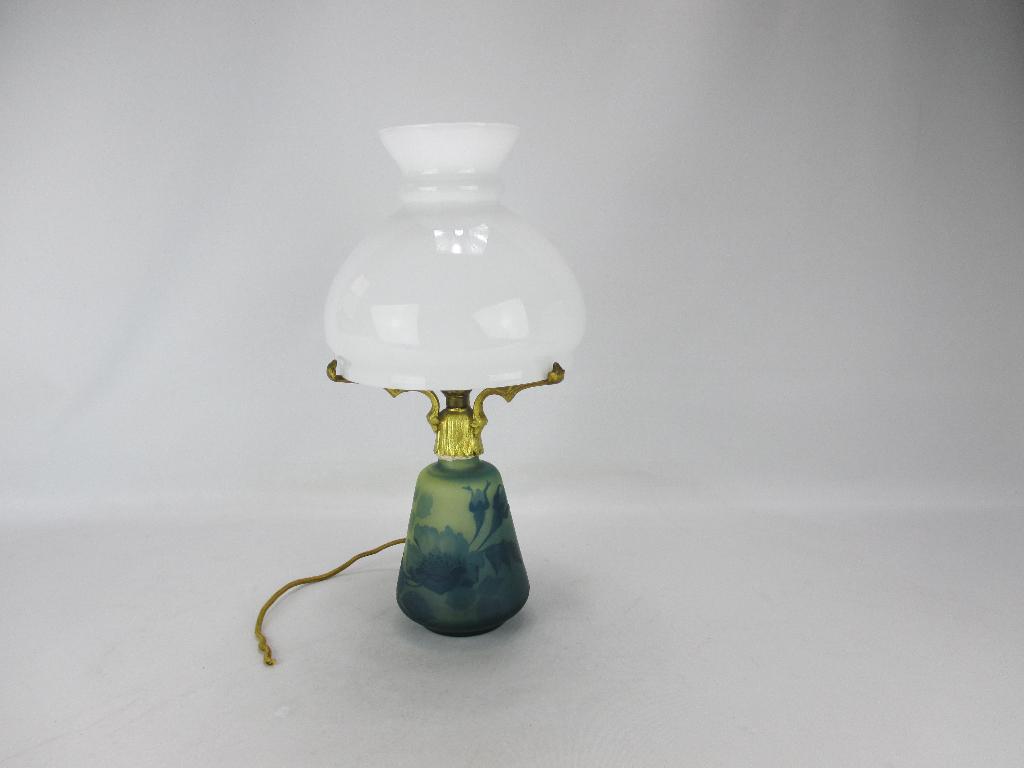 Val St Lambert uitgezuurd lampje, Antiek en Kunst, Ophalen of Verzenden