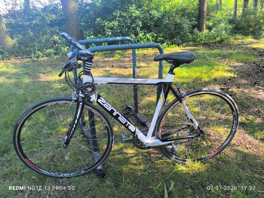 Koersfiets + stuur, Vélos & Vélomoteurs, Vélos | Vélos de course, Enlèvement, Comme neuf, Femmes, Autres marques