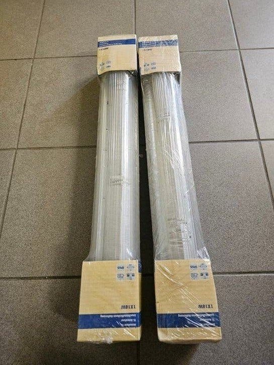 2 TL armaturen, NIEUW. 60cm lang, Ophalen of Verzenden