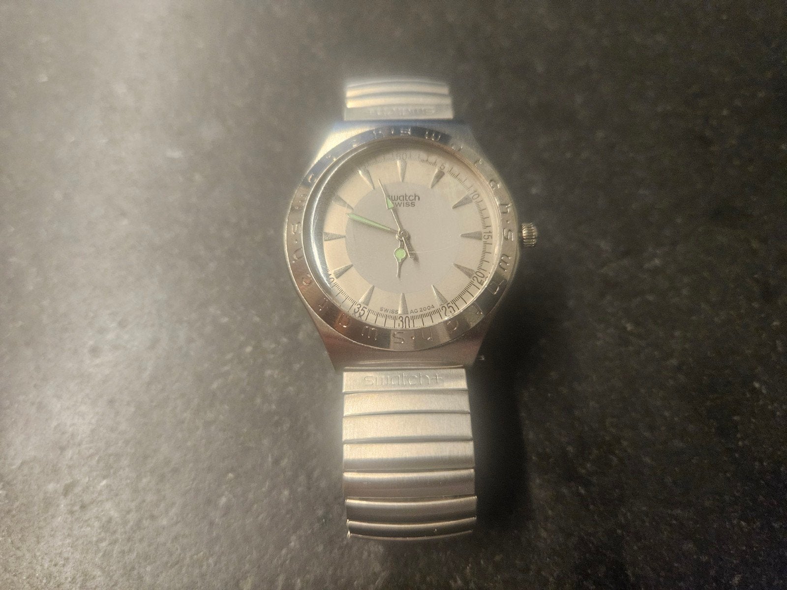 Orginele vintage SWATCH IRONY 2004 4 JEWELS, Handtassen en Accessoires, Horloges | Antiek, Polshorloge, Ophalen of Verzenden