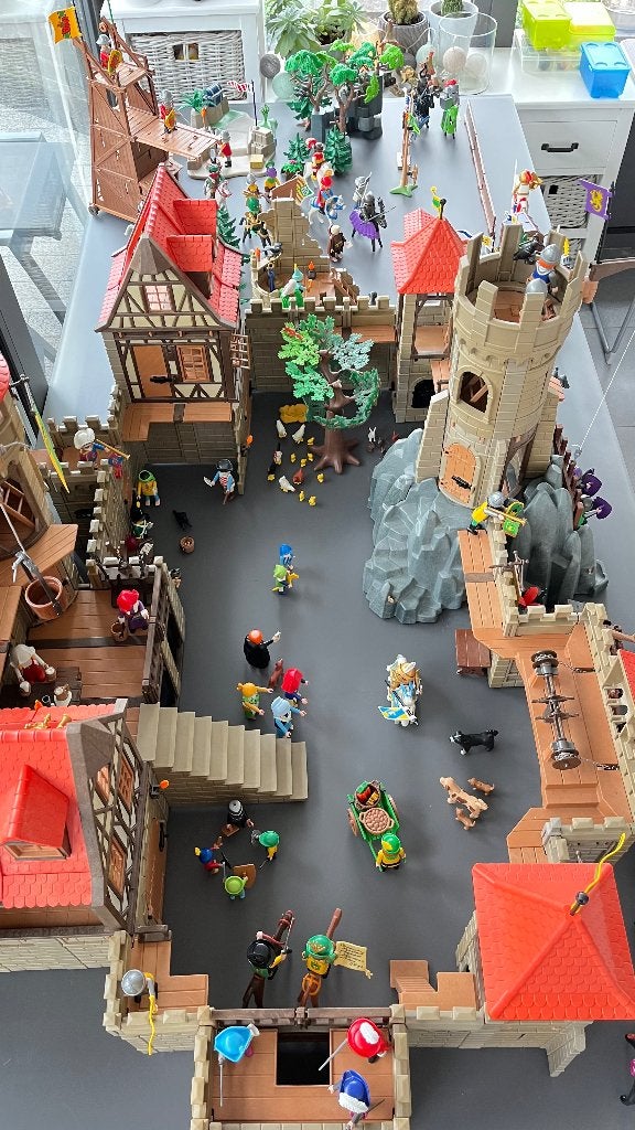 Middeleeuws kasteel playmobil, Ophalen, Gebruikt, Complete set, Historisch