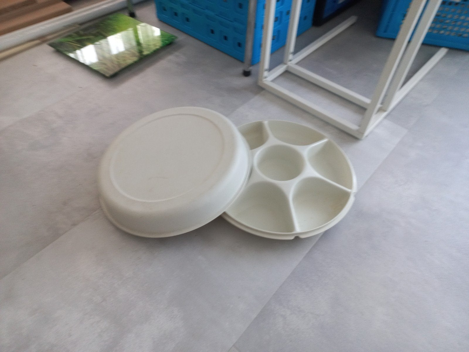 Tupperware Vintage Hapjesschaal met deksel, Ophalen