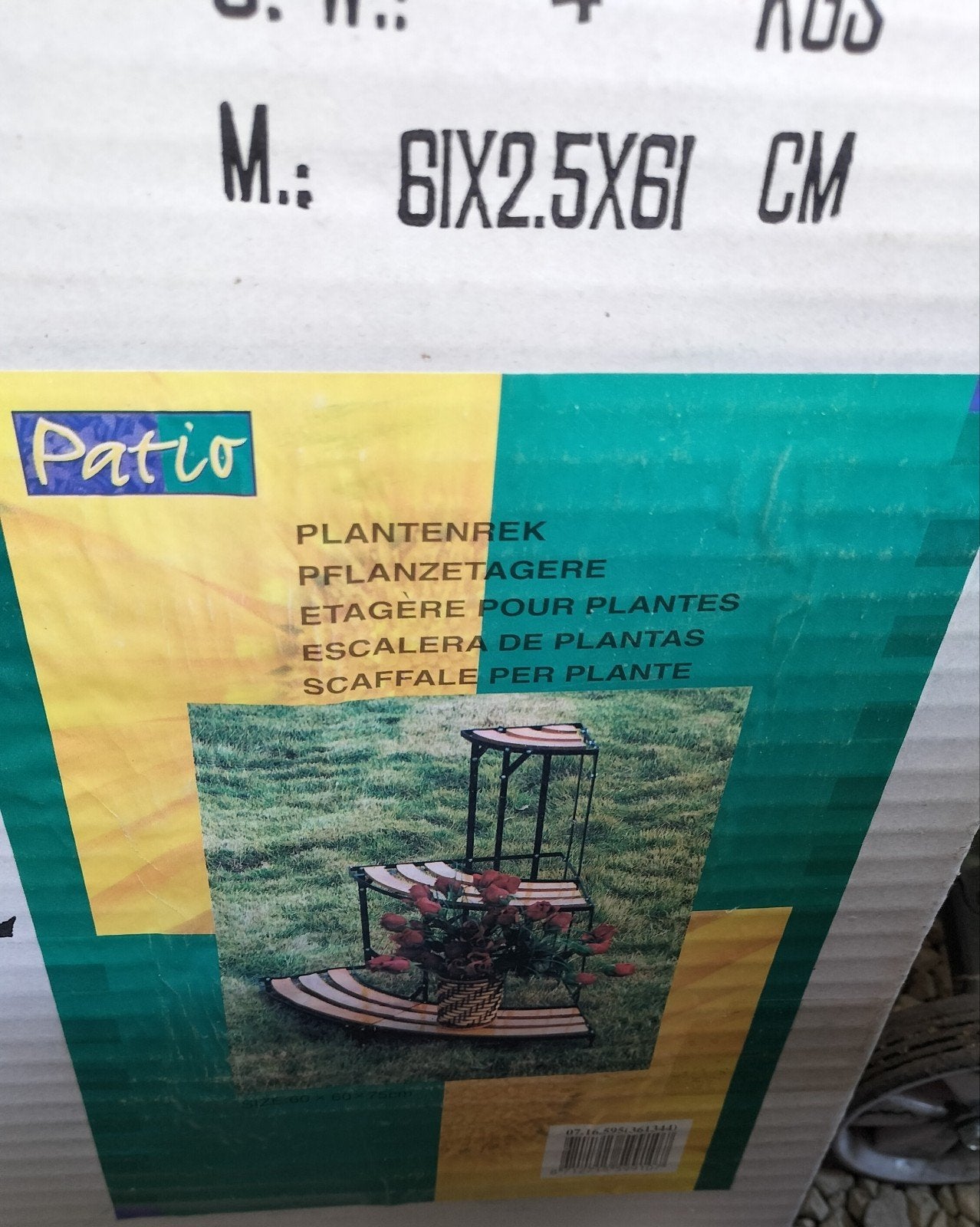 Plantenrek voor in een hoek nieuw, Tuin en Terras, Ophalen