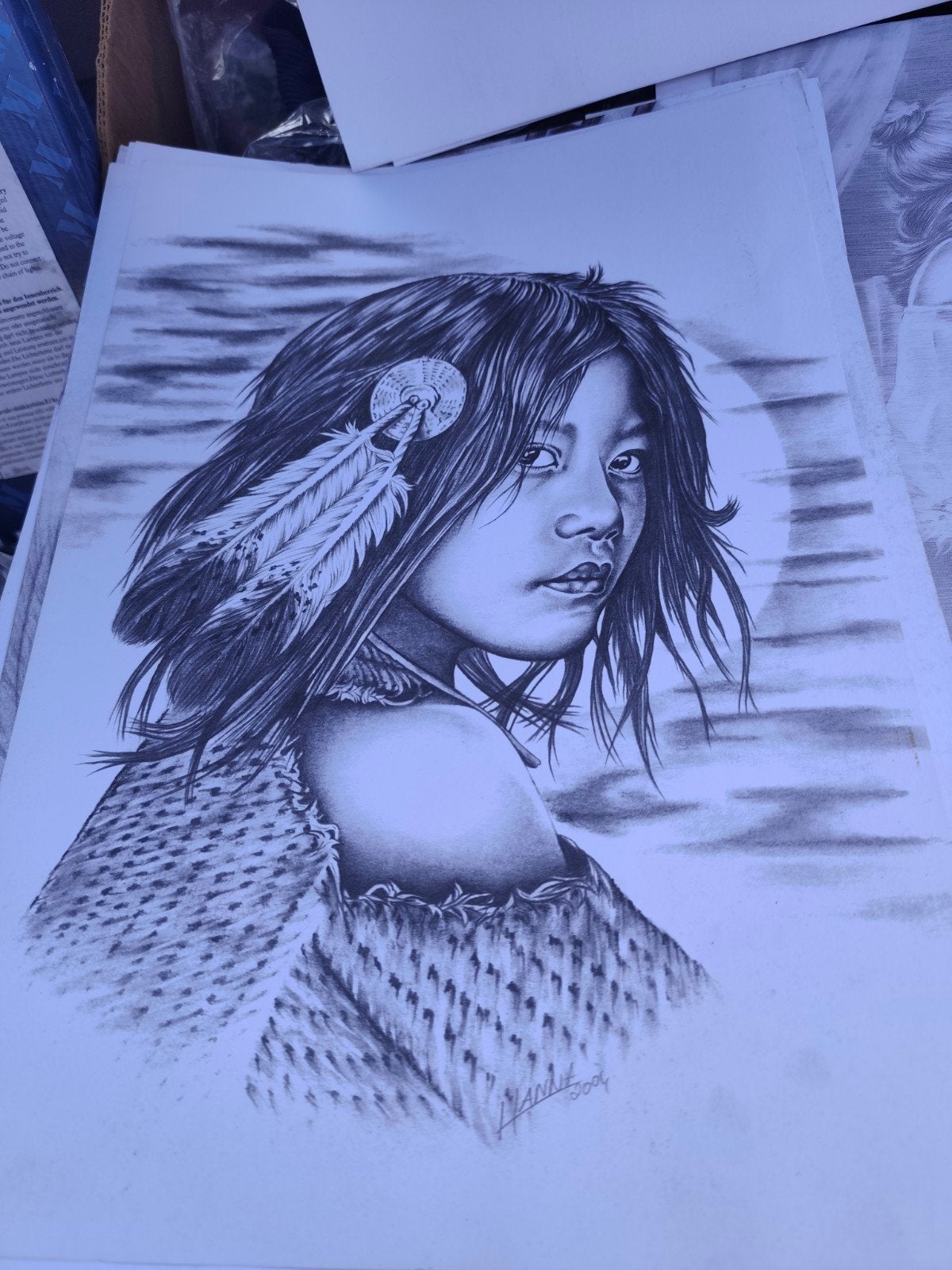 tekening, Enlèvement, Dessin