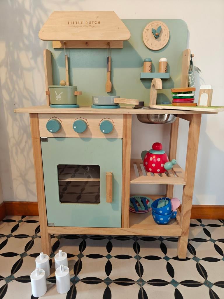 Petite cuisine Little Dutch en bois (et accessoires), Enlèvement, Bois