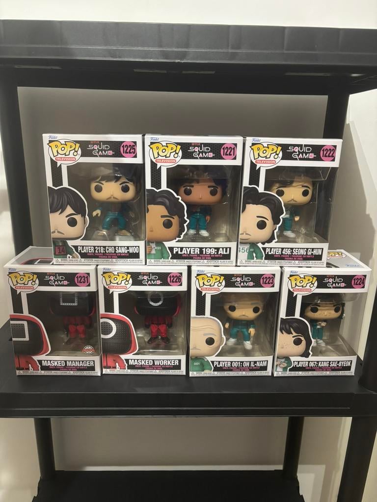 Squid game funko pops!, Enlèvement ou Envoi, Comme neuf