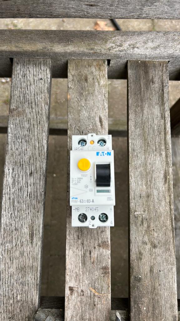 Eaton diff 63a 300ma 2p, Ophalen of Verzenden, Nieuw, Overige typen