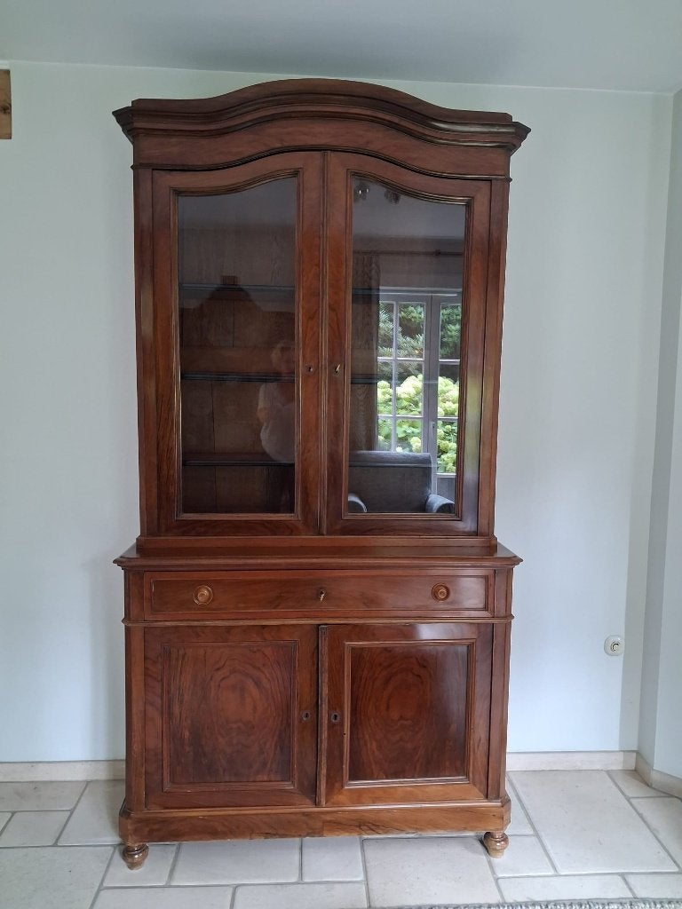 Buffetkast / vitrinekast, Louis Philippe stijl, Ophalen