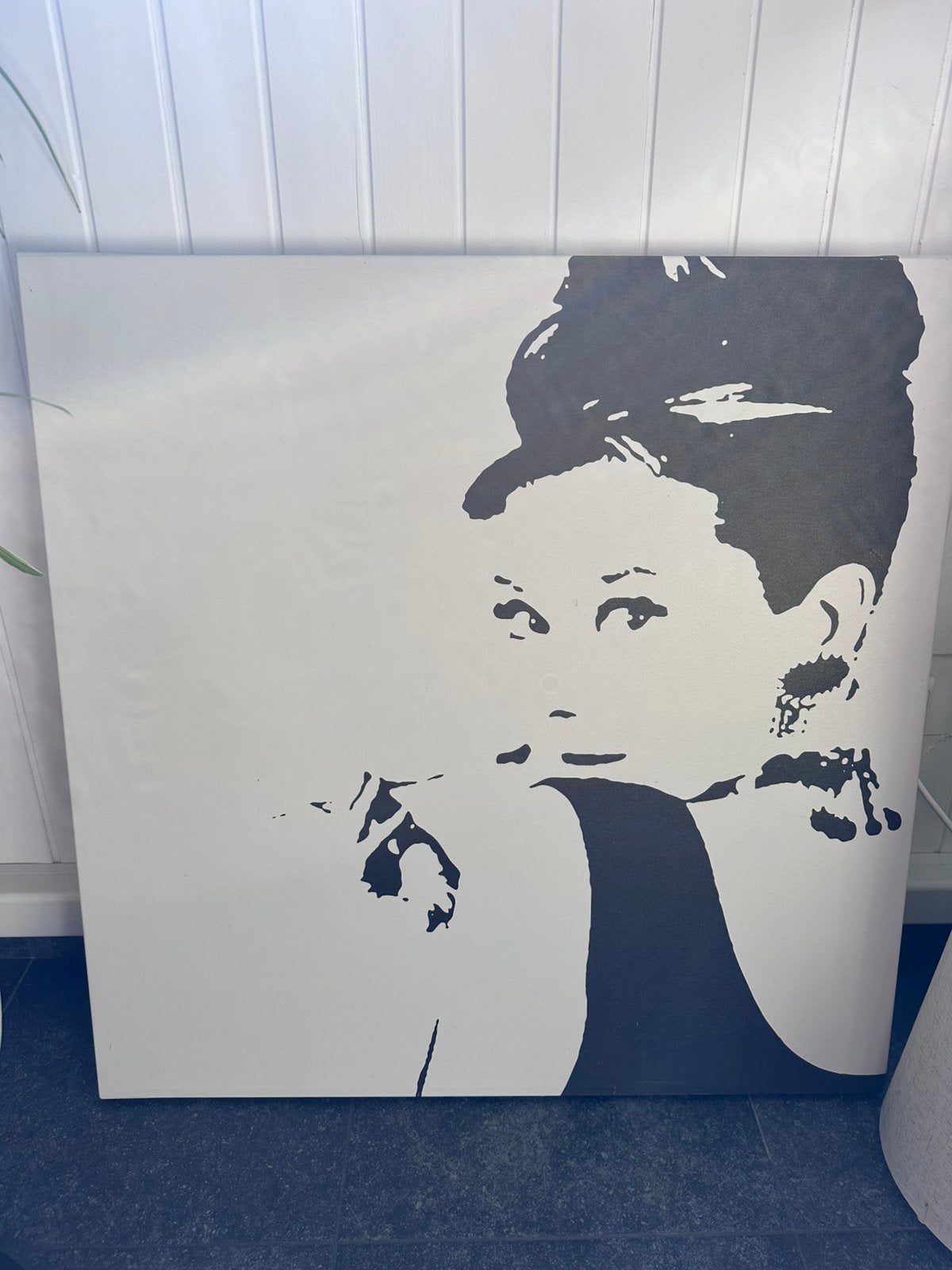 Canvas Ikea Audrey Hepburn, Antiek en Kunst, Ophalen