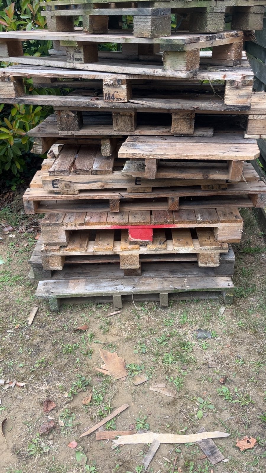 Gratis pallets op te halen, Enlèvement