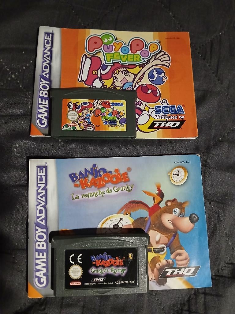 Jeux game boy advance, Enlèvement, Utilisé