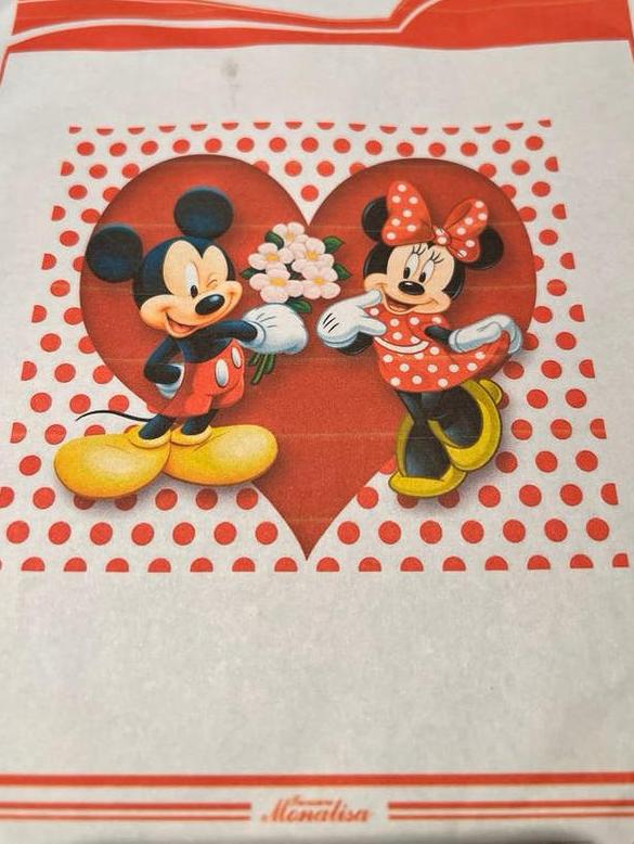 Voorgedrukt borduurpakket Minnie en Mickey Dusney, Verzenden, Nieuw, Handborduren, Borduurpakket
