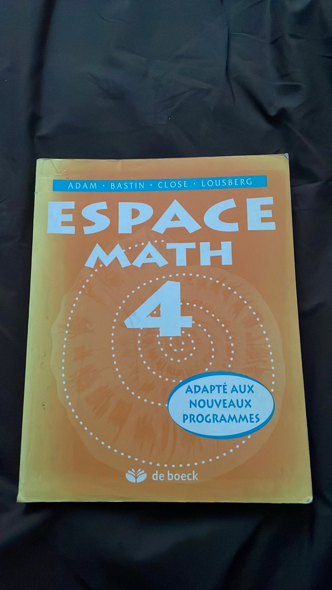 Espace maths 4e, Livres, Enlèvement ou Envoi, Utilisé