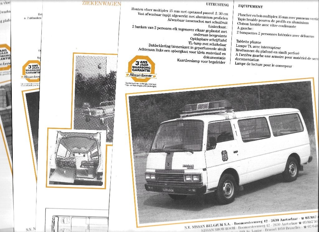 NISSAN URVAN 1975, Enlèvement ou Envoi, Comme neuf, Nissan