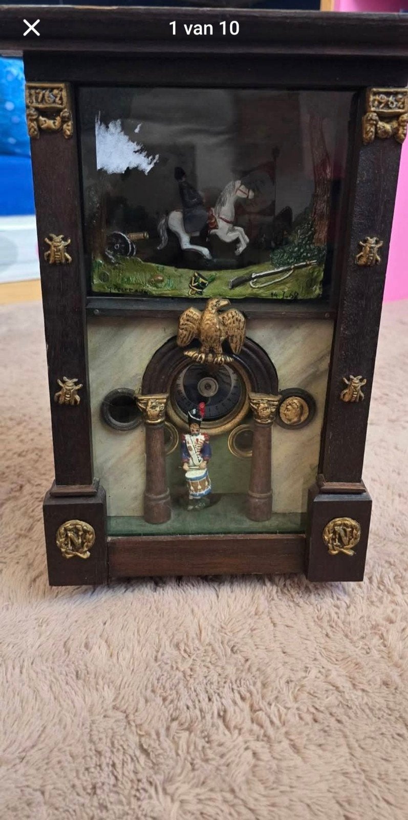 Dit is een antiek diorama, Napoleon bonapart, Ophalen of Verzenden