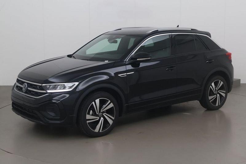 Volkswagen T-Roc 1.5 tsi R-Line 150 AT, Auto's, Volkswagen, 4 cilinders, Overige bekleding, Zwart, Bedrijf