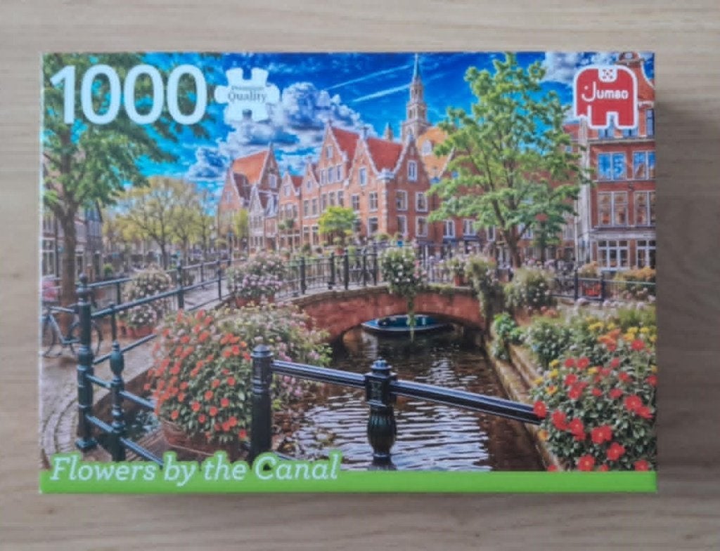 Puzzel Jumbo Flowers 1000 stuks, Enlèvement ou Envoi, 500 à 1500 pièces, Comme neuf, Puzzle