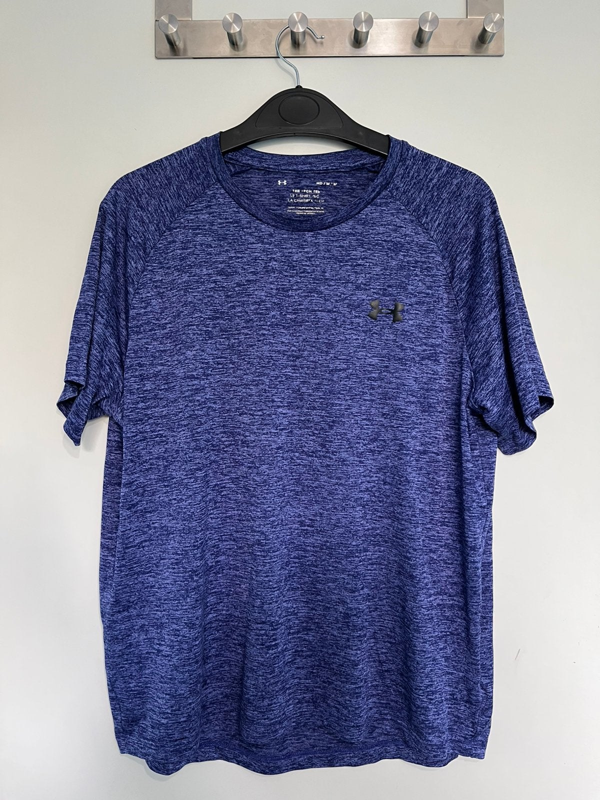 T-shirt Under Armour, Ophalen of Verzenden, Gedragen, Maat 48/50 (M), Blauw