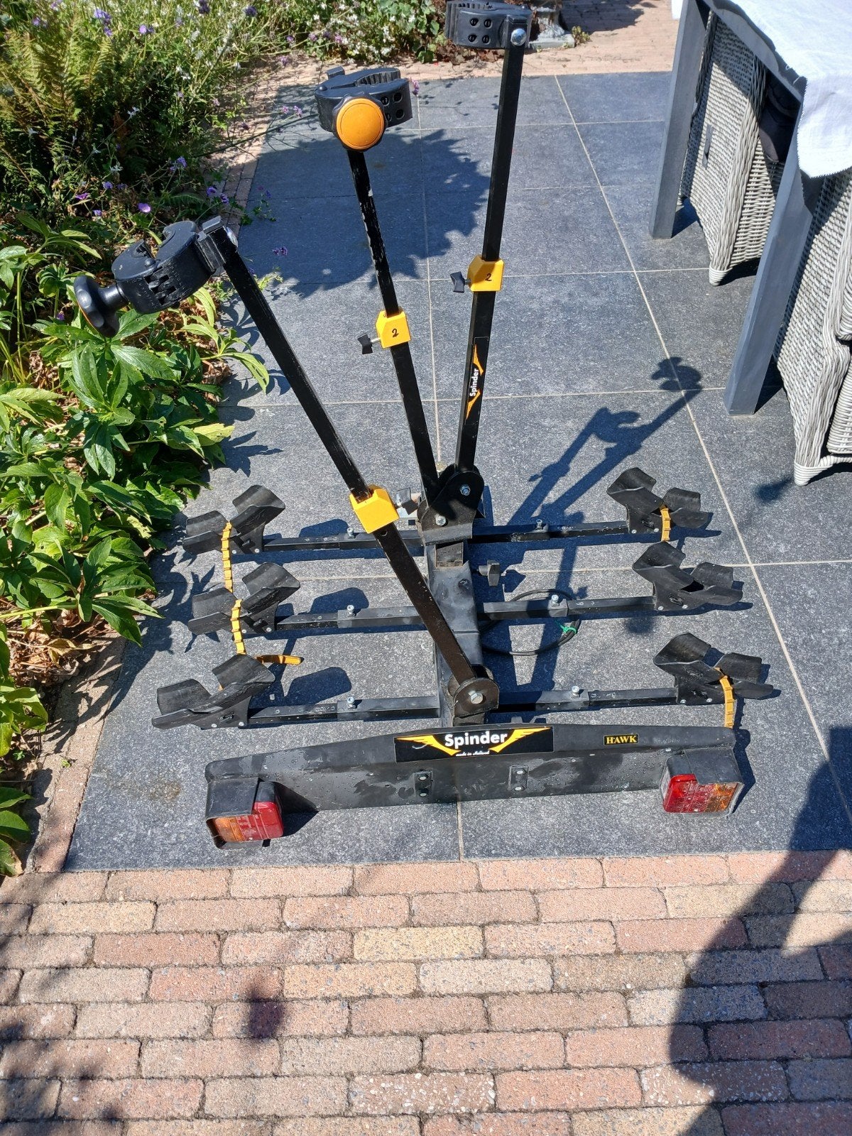 Fietsen drager, Ophalen