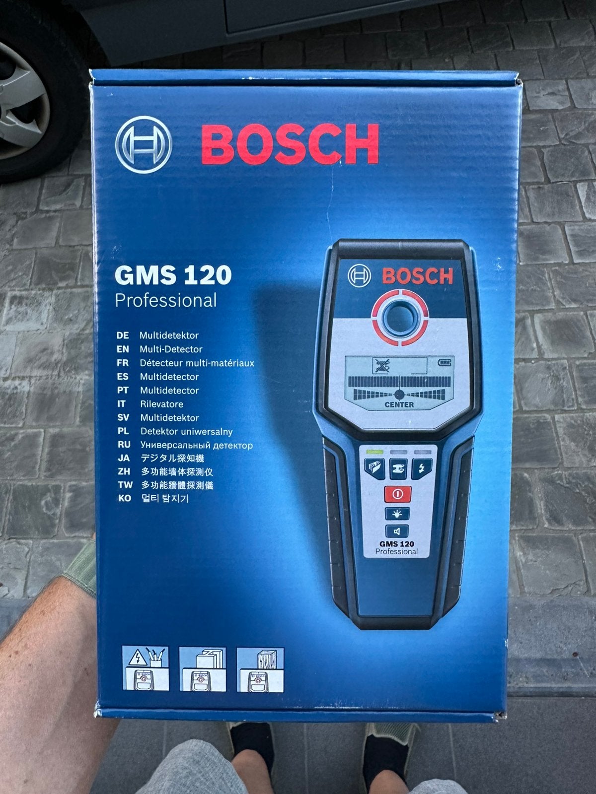 Bosch GMS 120 Professional – Nieuw in ongeopende verpakking, Doe-het-zelf en Bouw, Meetapparatuur, Ophalen, Nieuw