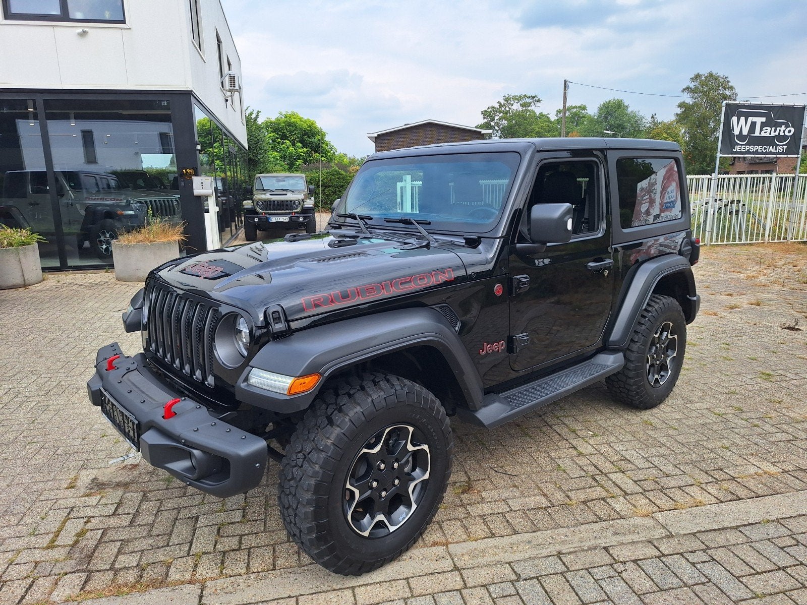Jeep Wrangler 2.0 Turbo Rubicon BTW/lichte vracht, Auto's, Automaat, Dealer onderhouden, Zwart, Leder