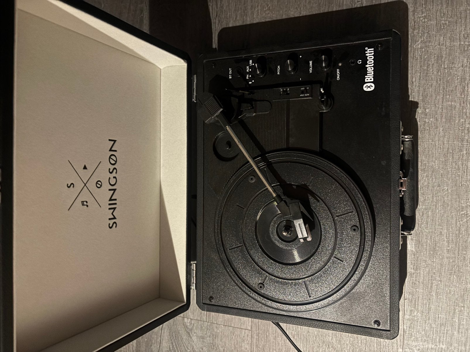 Platenspeler swingson, Audio, Tv en Foto, Platenspelers, Ophalen, Zo goed als nieuw, Platenspeler
