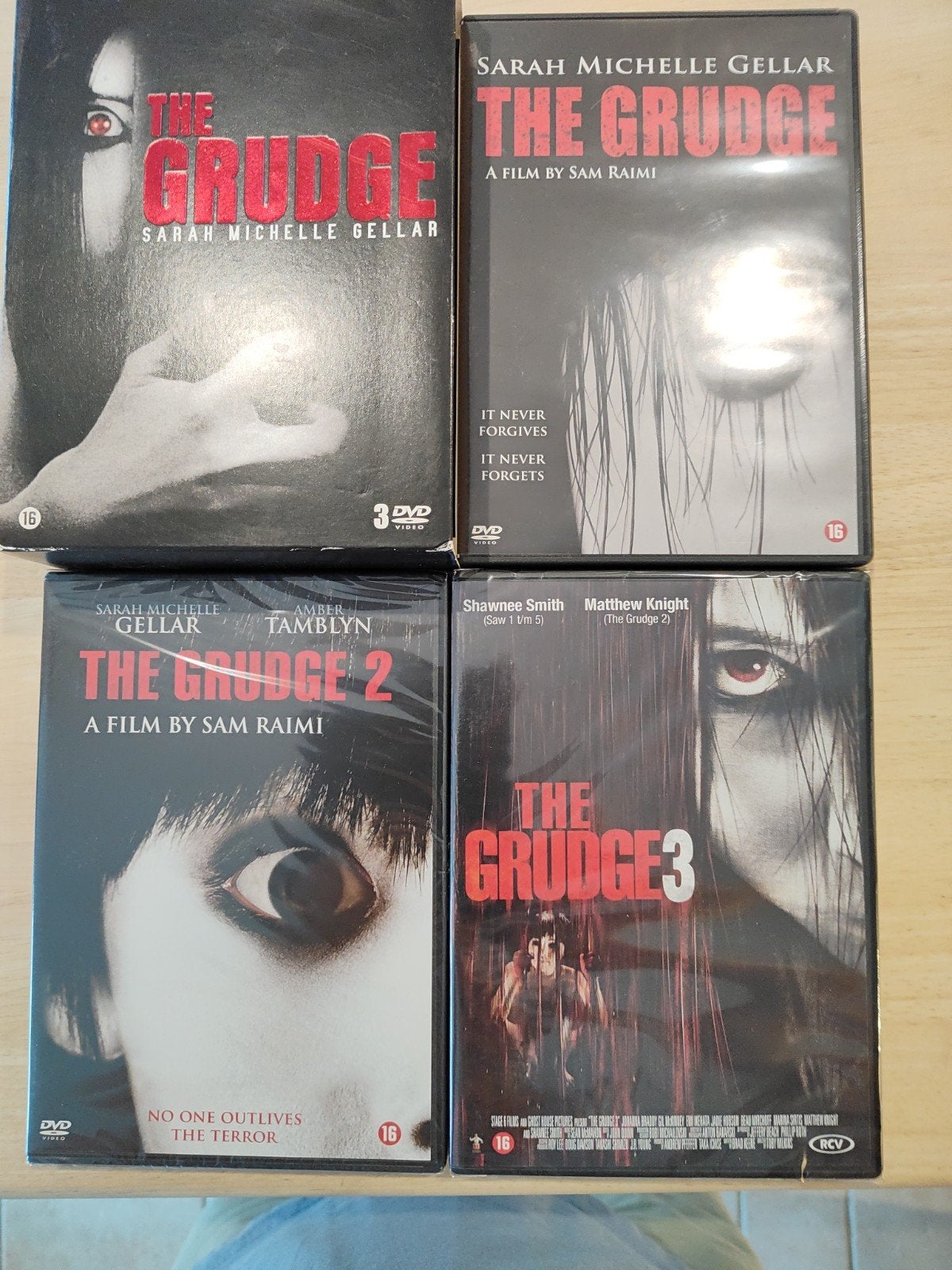 dvd box 'The Grudge' - Sam Raimi - trilogy., Engels, Vanaf 16 jaar, Nederlands, Ophalen of Verzenden