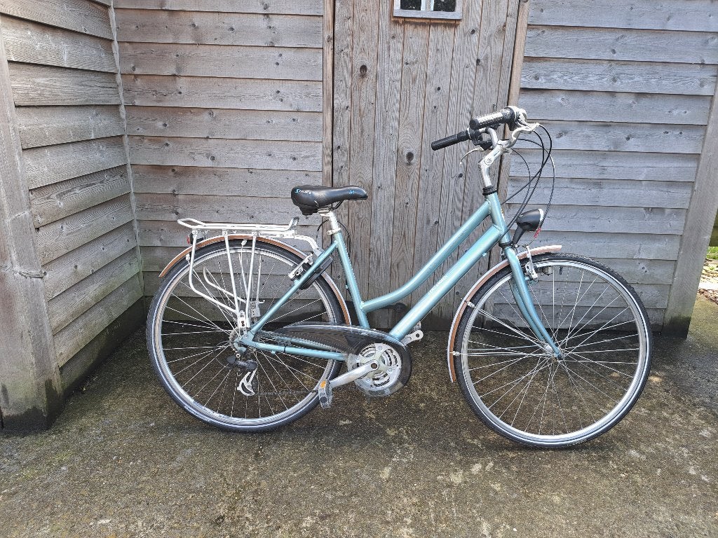 Damesfiets zeer goede staat, Fietsen en Brommers, Gebruikt, Velgrem, (Extra) lage instap, 47 tot 50 cm
