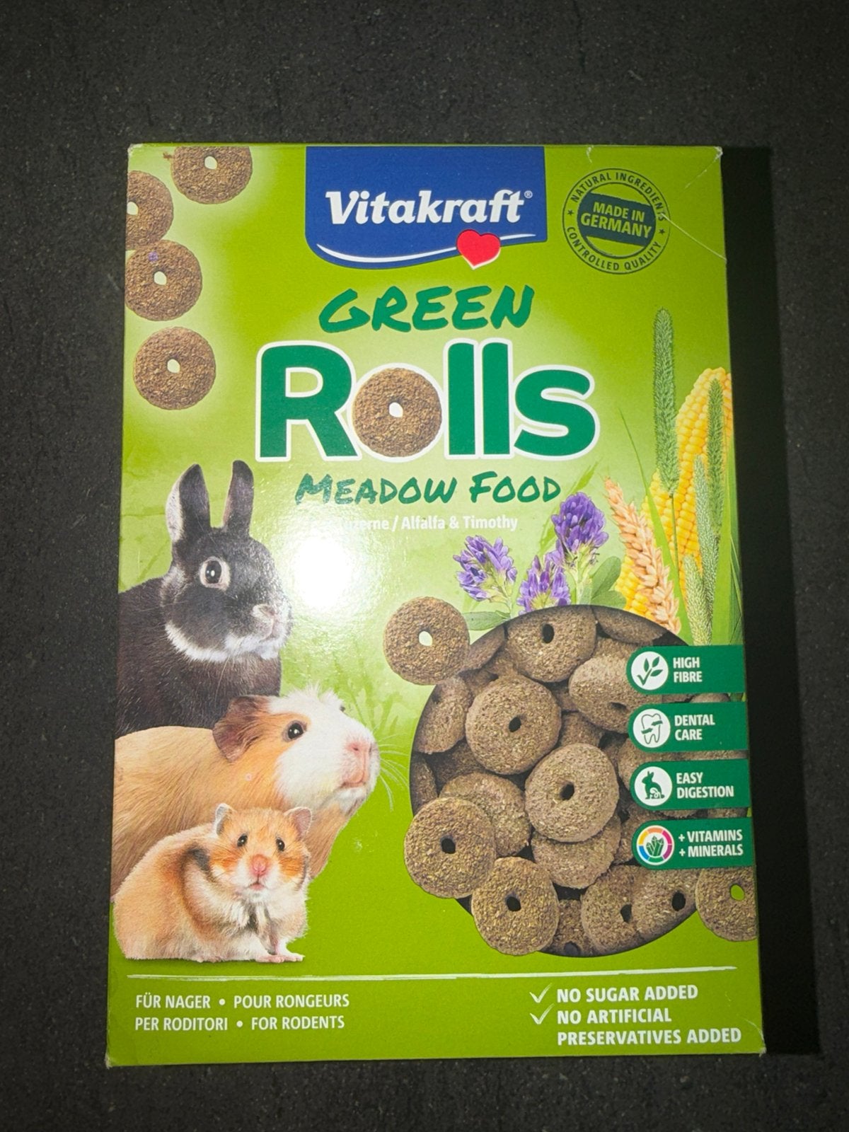 Gratis af te halen: Vitakraft Green Rolls knaagdierenvoer, Ophalen, Zo goed als nieuw