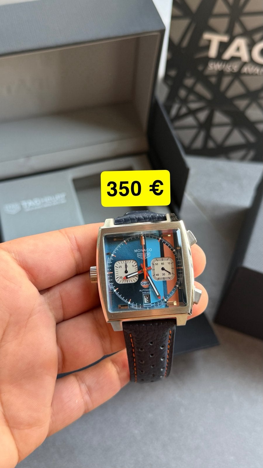 Tag Heuer Edition Gulf, Enlèvement ou Envoi, Comme neuf, TAG Heuer