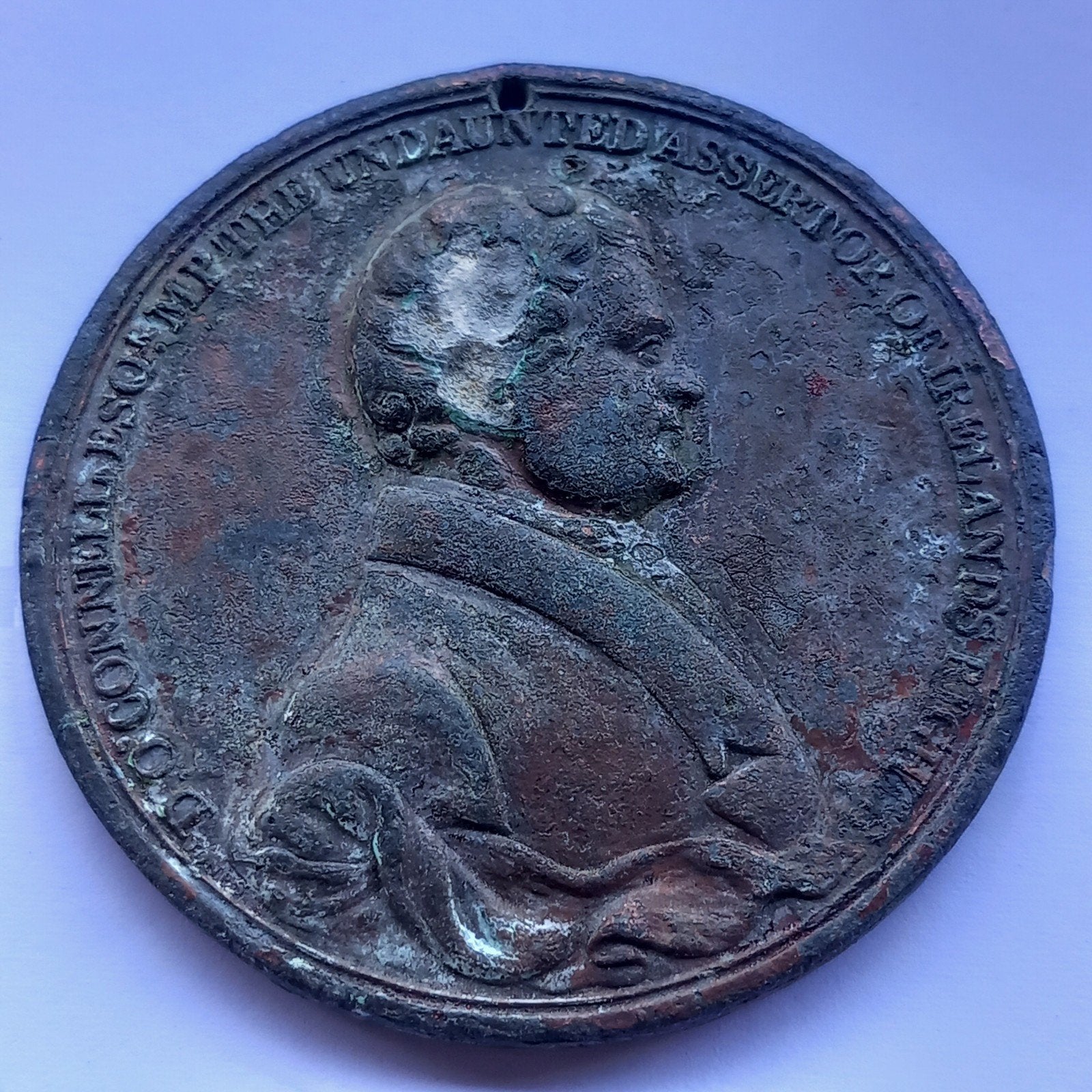 Médaille 1829 Daniel O'Connel (1775-1847), Enlèvement ou Envoi