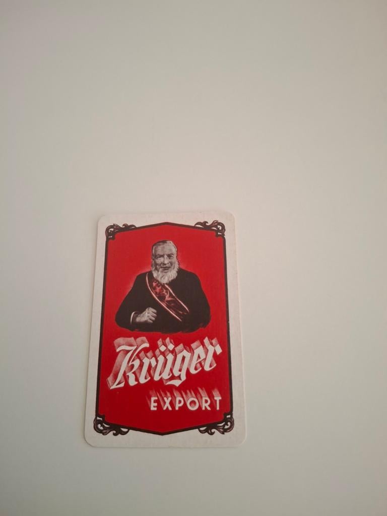 Oude speelkaart kruger export, Verzamelen, Speelkaarten, Jokers en Kwartetten, Ophalen of Verzenden