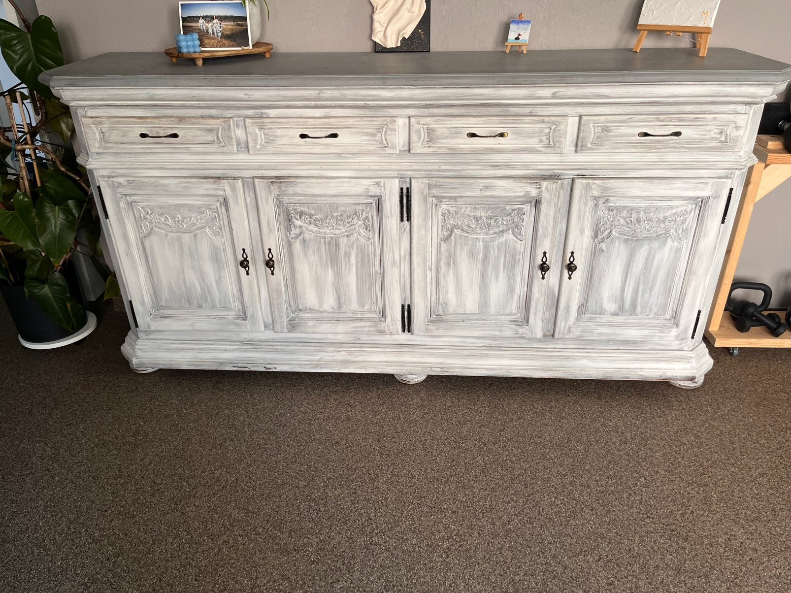 Dressoir, Huis en Inrichting, Kasten | Dressoirs, Ophalen, Gebruikt, Met lade(s), 200 cm of meer