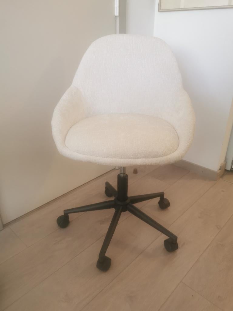 Bureau stoel, WEBA, Ophalen, Zo goed als nieuw, Beige, Bureaustoel