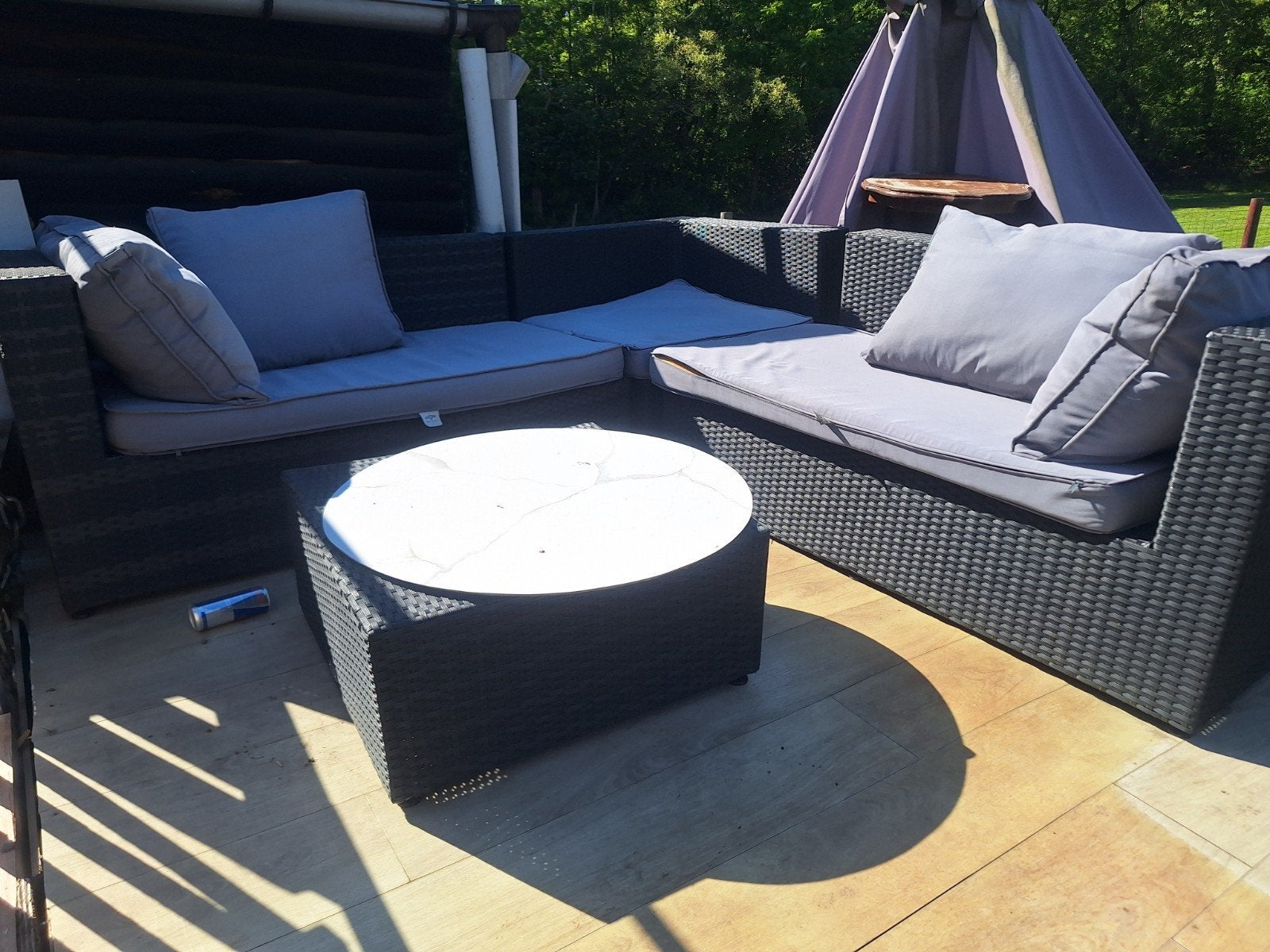 Longe sets met alle kussens, Tuin en Terras, Ophalen of Verzenden