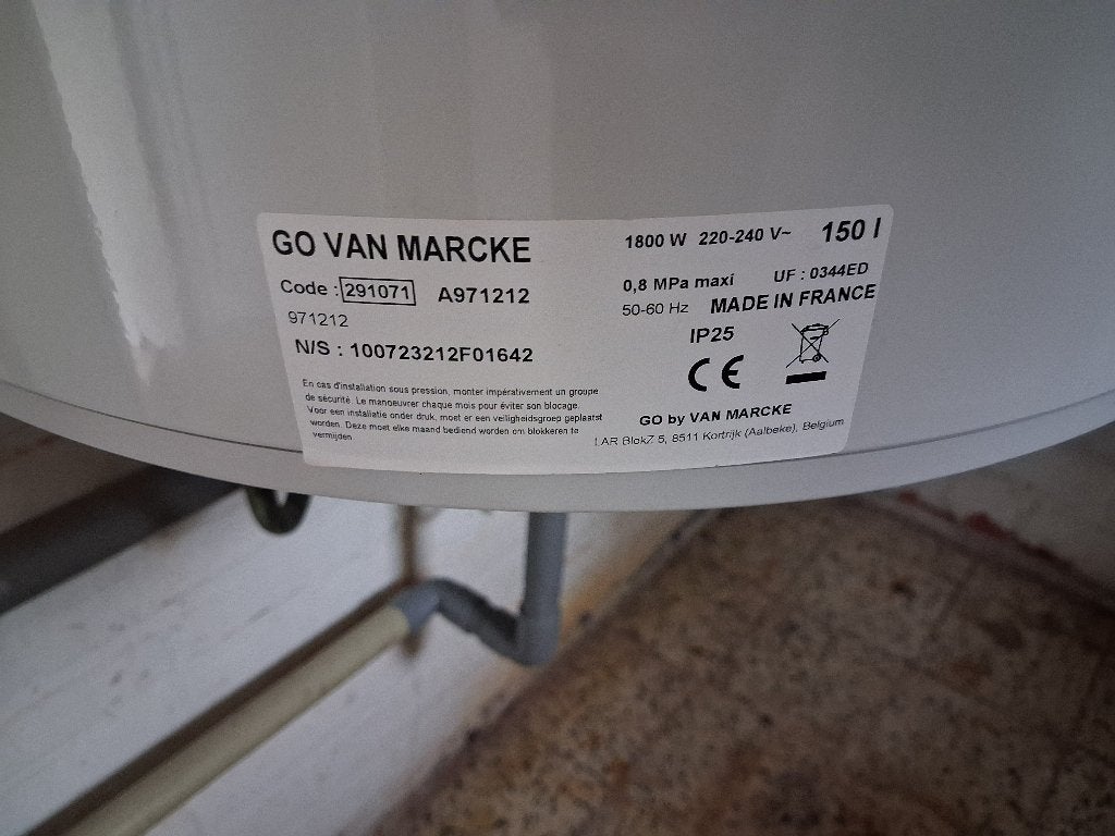 Boiler, Bricolage & Construction, 100 litres ou plus, Enlèvement, Utilisé, Boiler