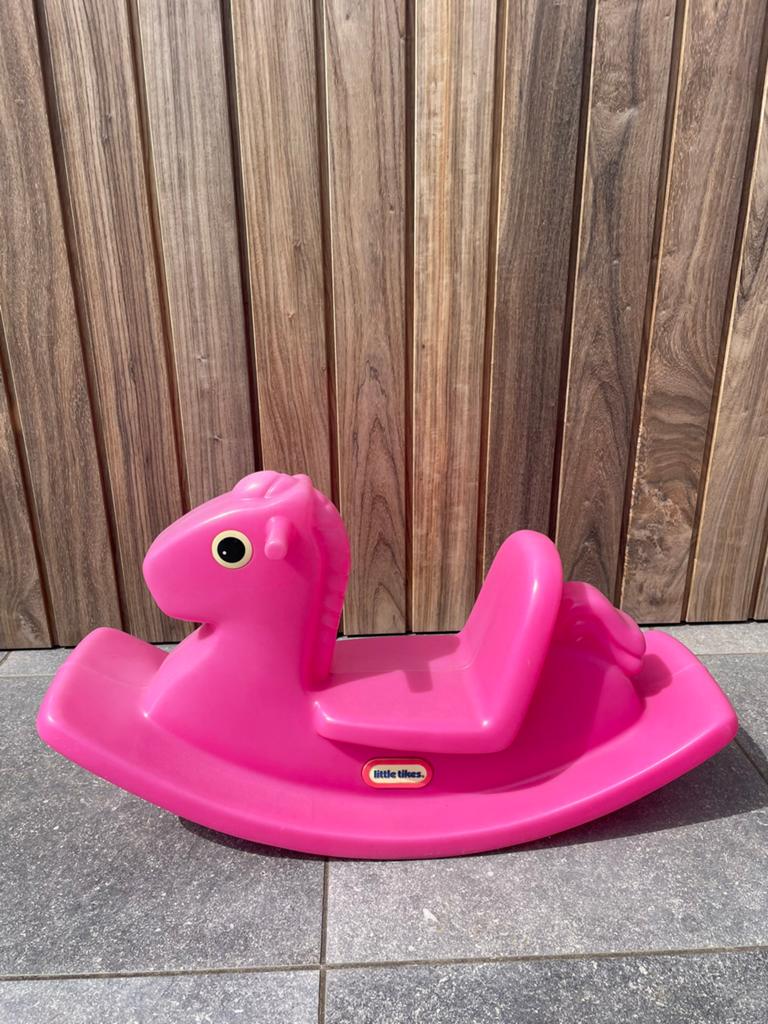 Schommelpaard Little Tikes roos in hele goede staat, Kinderen en Baby's, Ophalen, Zo goed als nieuw