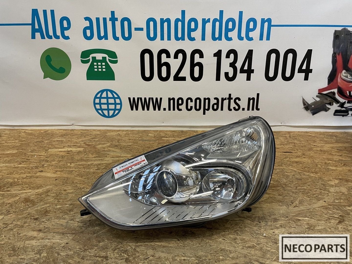 FORD S MAX SMAX XENON KOPLAMP LINKS ORIGINEEL 6M21-13D155, Auto-onderdelen, Verlichting, Ford, Gebruikt, Ophalen of Verzenden