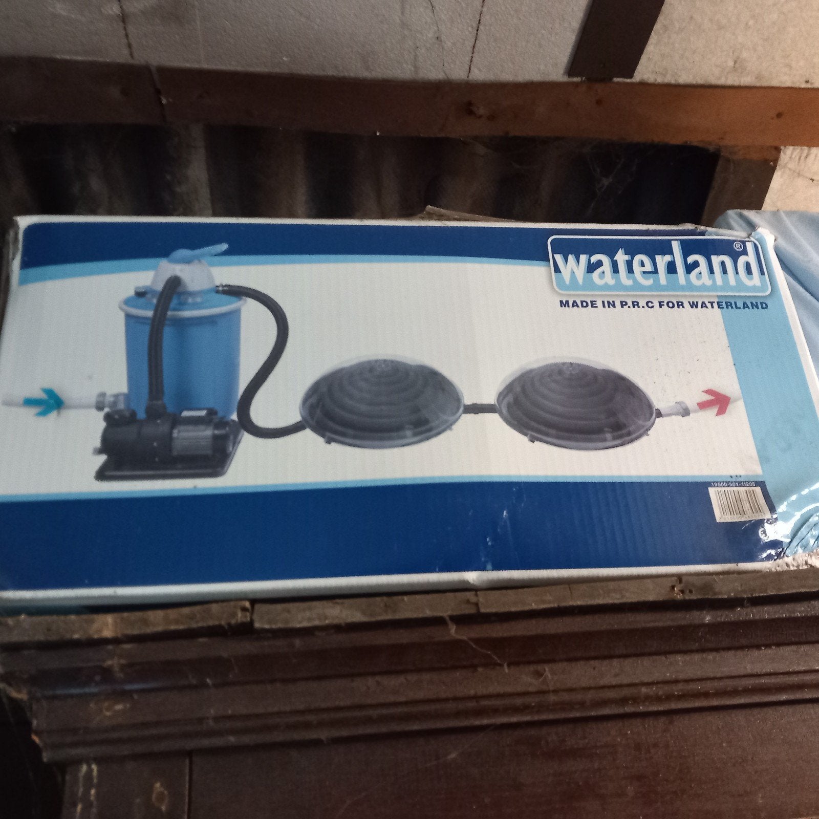 Zwembad verwarmer, Ophalen