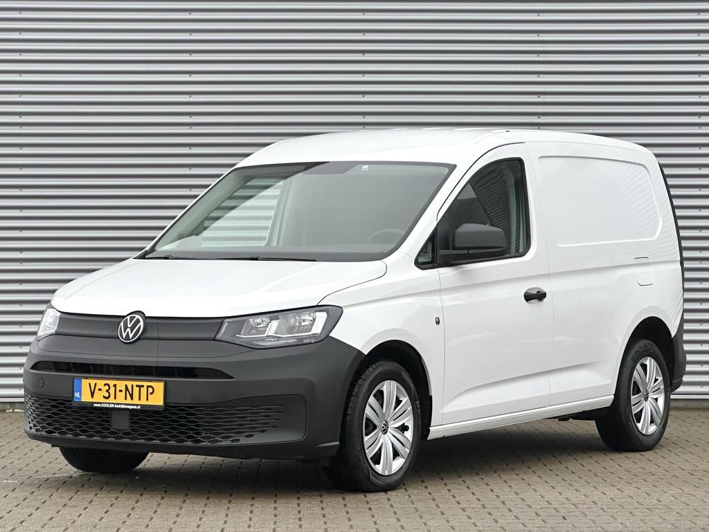 Volkswagen Caddy Cargo 2.0 TDI Automaat|Navi|Cruise, Auto's, Bestelwagens en Lichte vracht, Gebruikt, 4 cilinders, Wit, Bedrijf