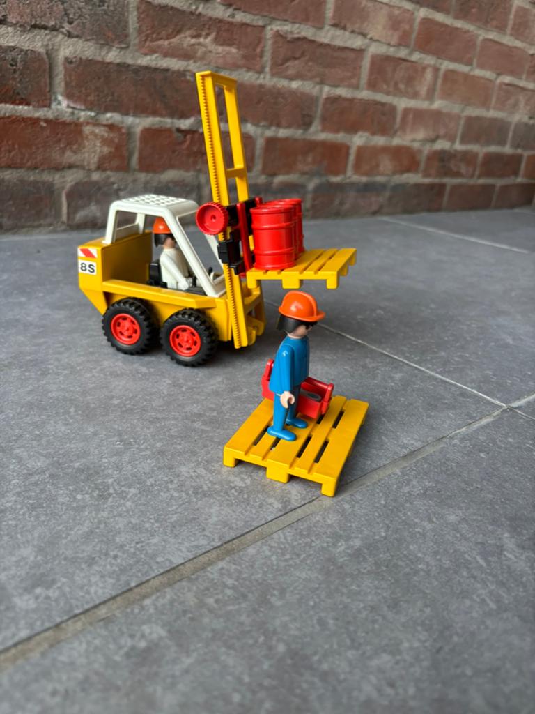 Playmobil heftruck, Kinderen en Baby's, Ophalen, Zo goed als nieuw