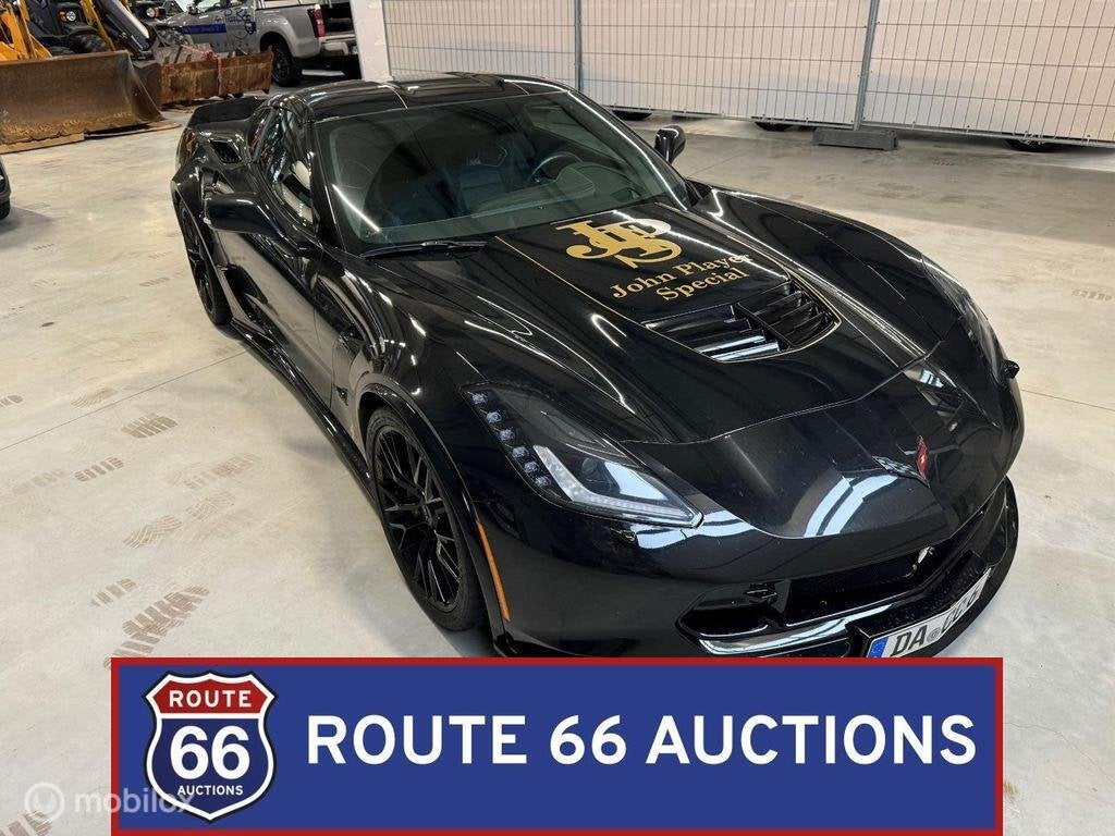 Chevrolet Corvette C7 Z06 | 2018 | Route 66 Auctions, Auto's, Chevrolet, Gebruikt, Zwart, Bedrijf, Overige carrosserie