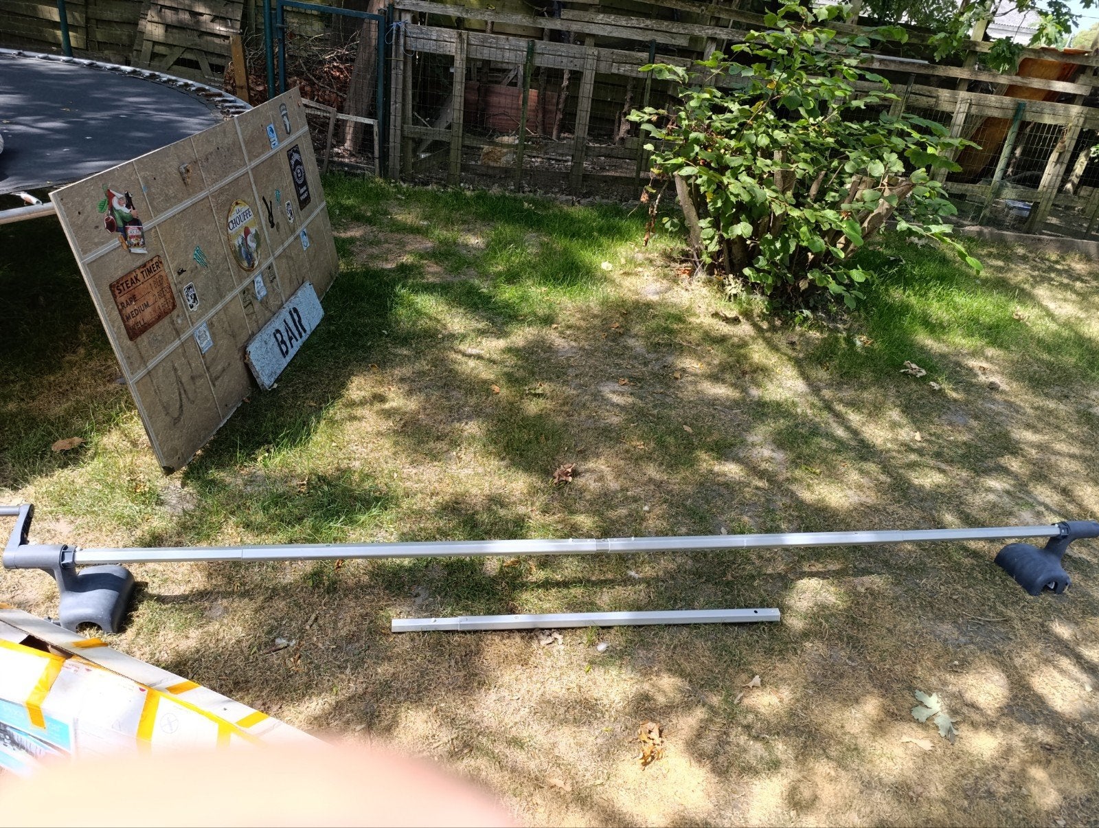 reel voor zonnedoek zwembad, Jardin & Terrasse, Piscines, Comme neuf, Enlèvement, Rectangulaire, 400 cm ou plus
